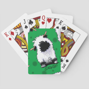 Valais Blacknose Sheep Poker Cards