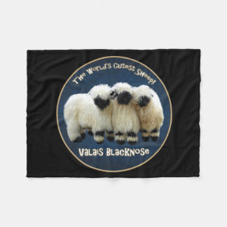 Valais Blacknose - World's Cutest - Fleece Blanket