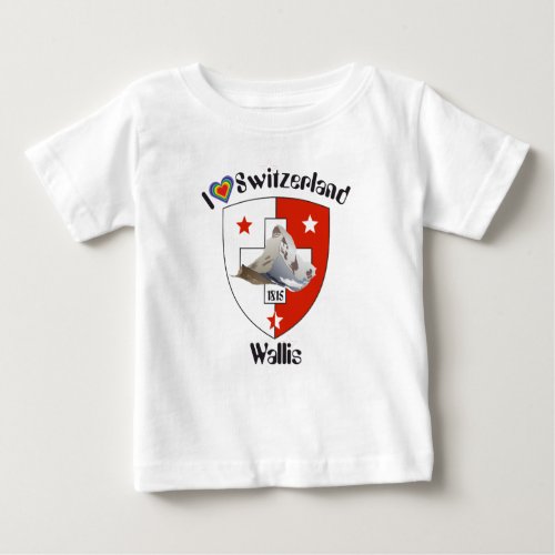 Valais  Wallis Schweiz_Suisse T_shirt