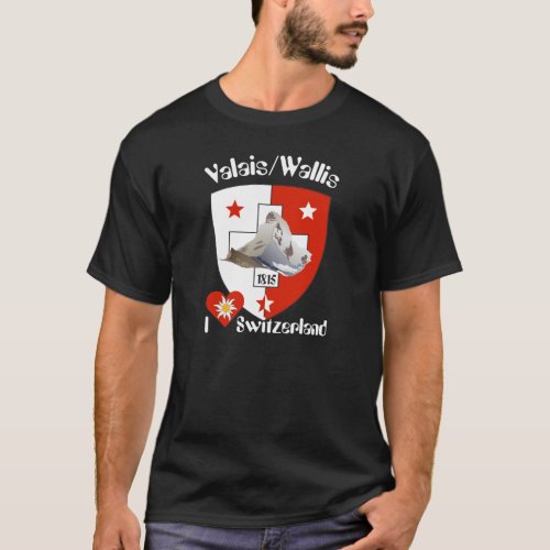 Valais  Wallis Schweiz_Suisse T_shirt