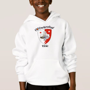 Valais / Wallis Schweiz-Suisse T-shirt Hoodie