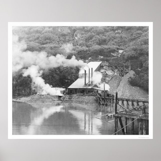 Valdez, Alaska Gold Mining 1916 Poster (Front)