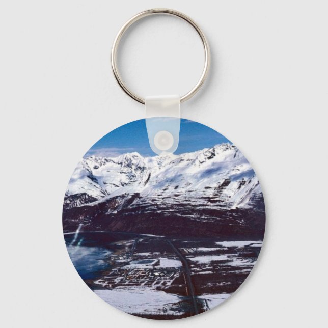 Valdez, Alaska Keychain (Front)