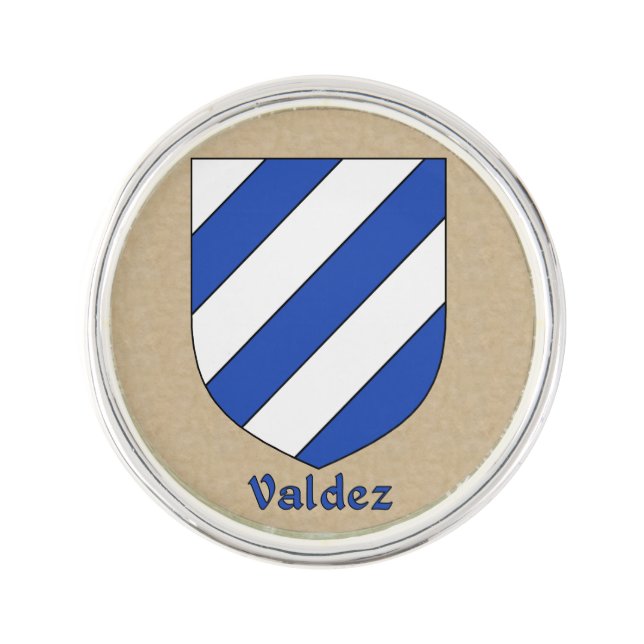 Valdez Historical Shield Pin (Front)
