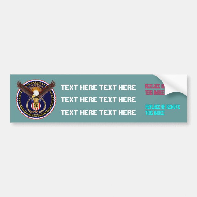 Vale of Tears  Veteran Remembrance Bumper Sticker (Front)