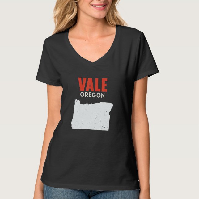 Vale Oregon USA State America Travel Oregonian T-Shirt (Front)