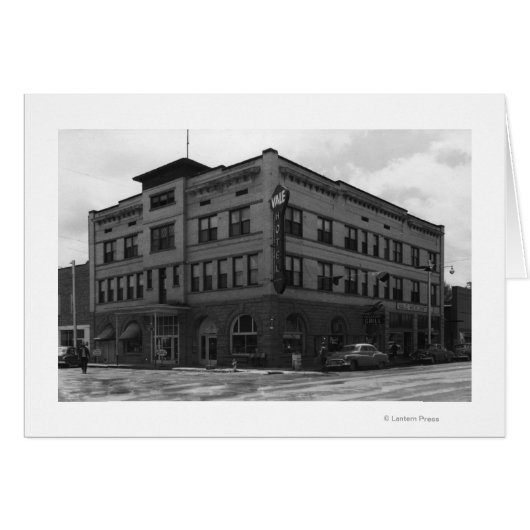 Vale, Oregon View of Hotel Vale Photograph Cards (Front Horizontal)