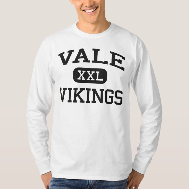Vale - Vikings - Vale High School - Vale Oregon T-Shirt (Front)