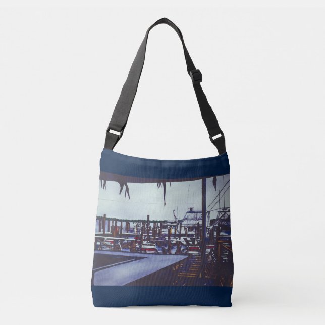 Valebtine's View, Harbor Island, Bahamas Crossbody Bag (Front)