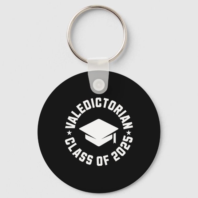 Valedictorian Cl Of 2025 Graduation  Keychain (Front)