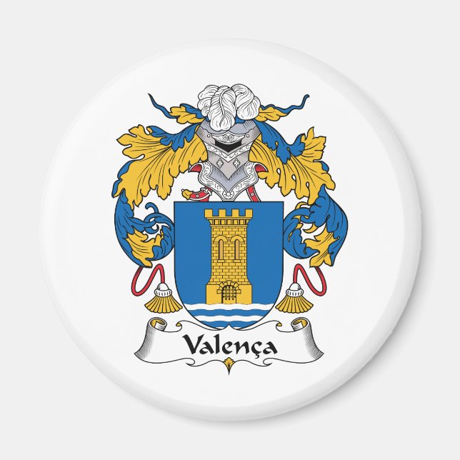 Valenca Family Crest Magnet (Front)