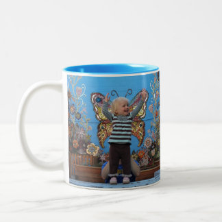 Valencia and Violet Butterfly Mug