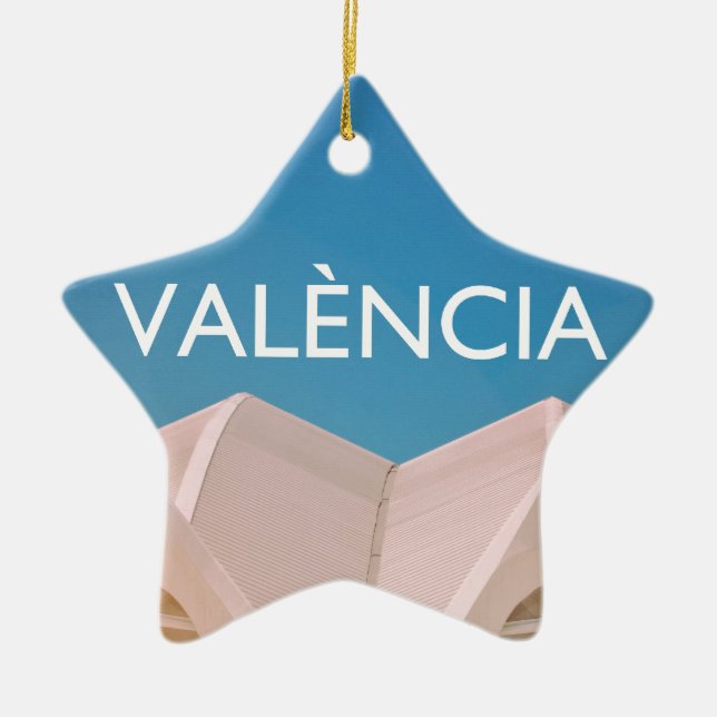 Valencia Ceramic Ornament (Front)