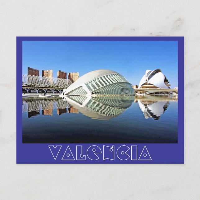 Valencia,  City of Arts and Sciences Postcard (Front)