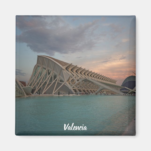 Valencia "Ciudad de las artes y las ciencias" Magnet (Front)