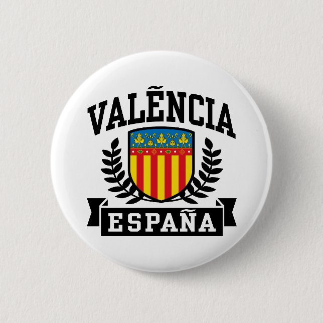 Valencia Espana Button (Front)