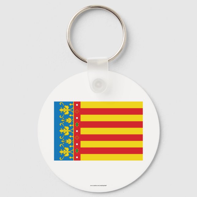 Valencia flag keychain (Front)