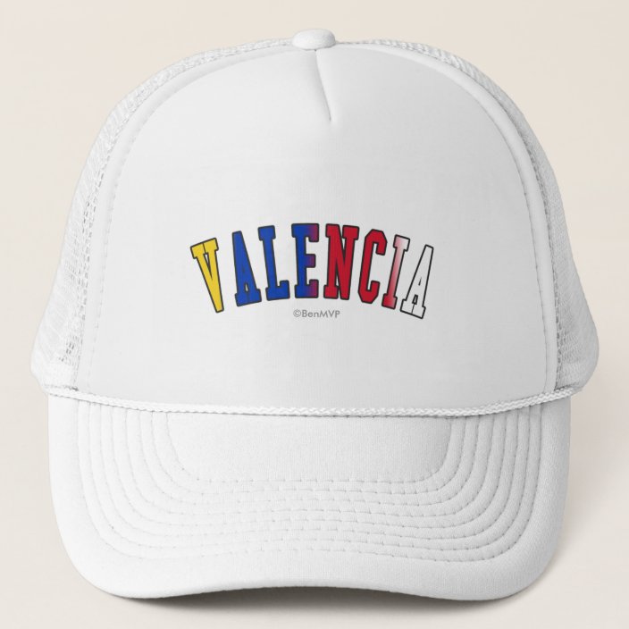 Valencia in Venezuela National Flag Colors Hat