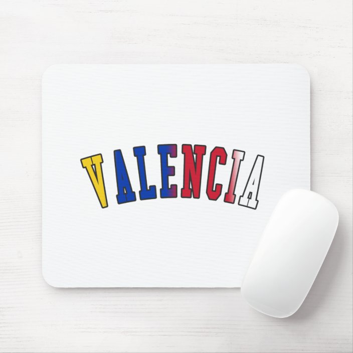 Valencia in Venezuela National Flag Colors Mouse Pad