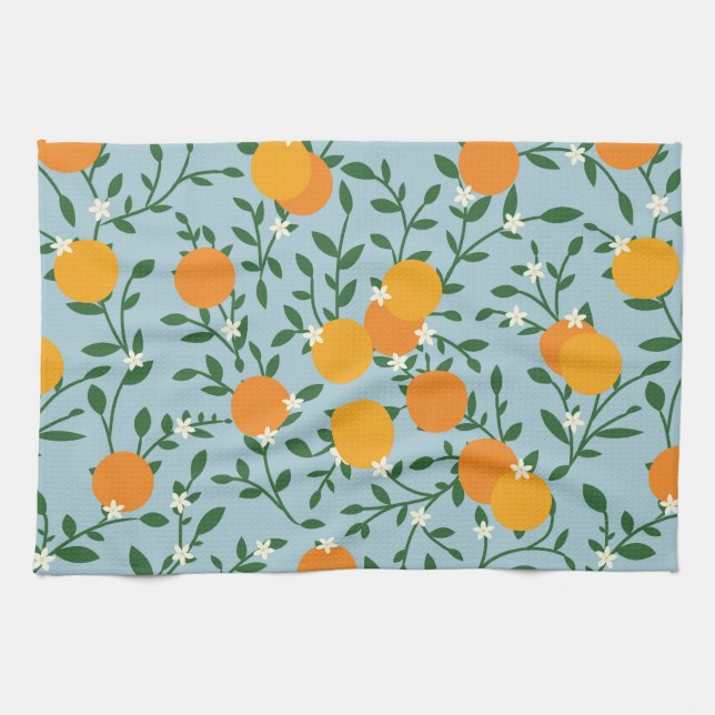 Valencia Oranges Kitchen Towel (Horizontal)