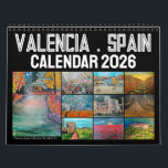 Valencia Spain Art by Alfred Fox Calendar<br><div class="desc">Valencia Spain Art by Alfred Fox. A collection of acrylic art prints of Valencia Spain by the artist Alfred Fox.</div>