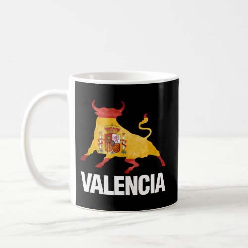 Valencia Spain Flag Bull Fight Spanish Coffee Mug