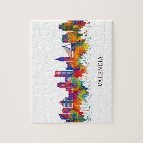 Valencia Spain Skyline Jigsaw Puzzle