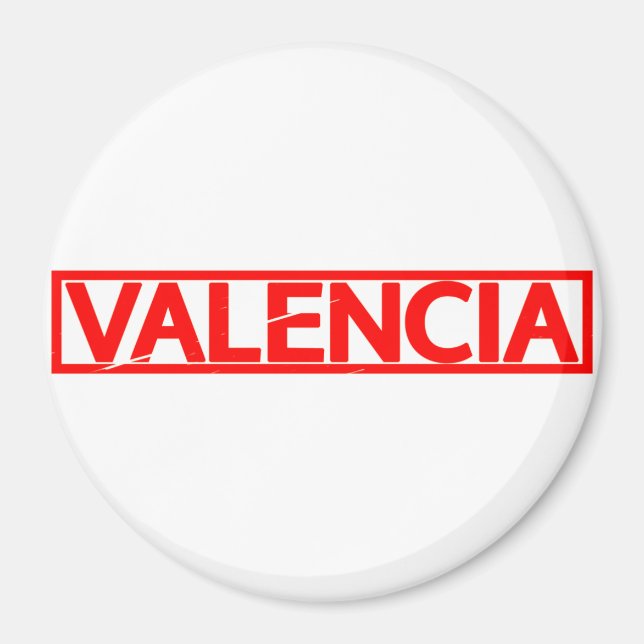Valencia Stamp Magnet (Front)