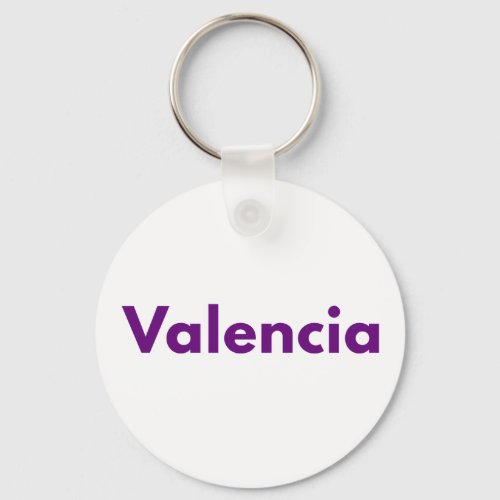 VALENCIA T_Shirt Keychain