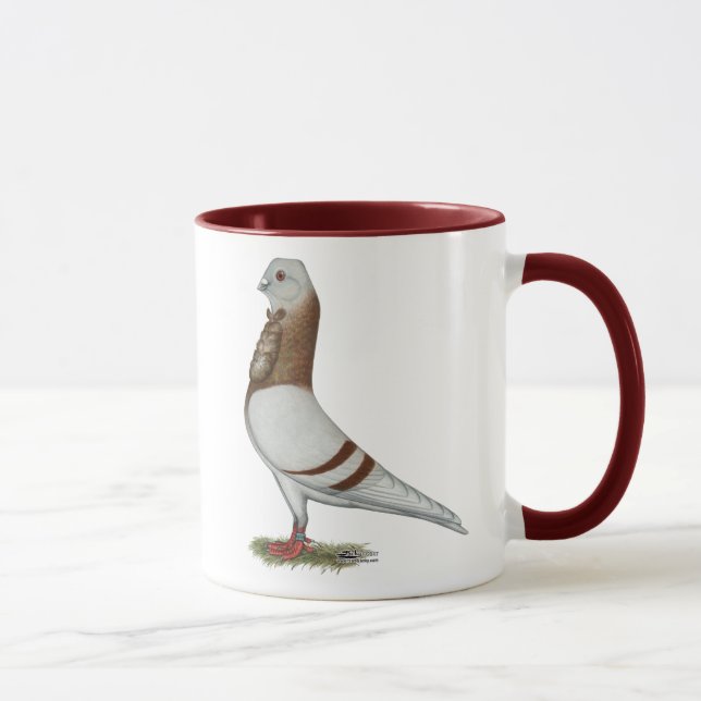 Valencian Figurita Pigeon Mug (Right)