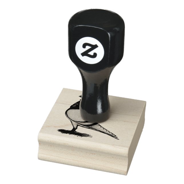 Valencian Figurita Pigeon Rubber Stamp (Stamp)