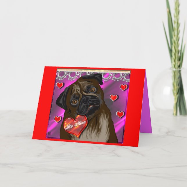 valenpug holiday card (Front)