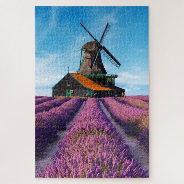 Valensole Lavender Fields Provence France Jigsaw Puzzle (Vertical)