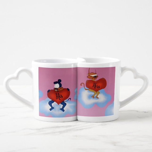 Valenties COffee Mug Set (Front Nesting)
