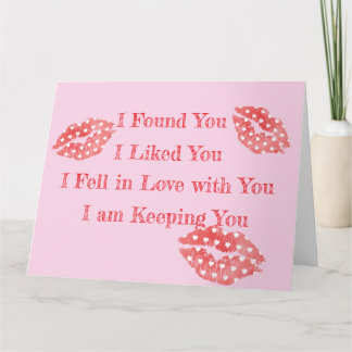 Valentijn Wenscard Card