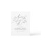 VALENTINA Elegant Minimalist Script Save the Date