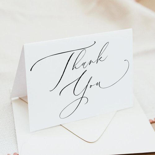 VALENTINA Elegant Typography Script Thank You