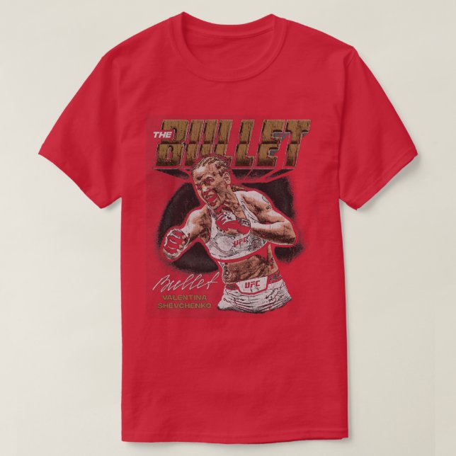 Valentina Shevchenko The Bullet Grunge TShirt (Design Front)