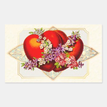 Valentine-2 Red Hearts-victorian Vintage - Sticker by LilithDeAnu at Zazzle