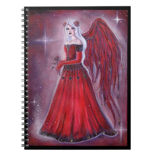 Valentine Angel art by Renee Lavoie  Notebook