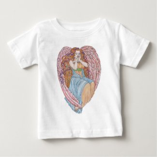 Valentine Angel Baby T-Shirt