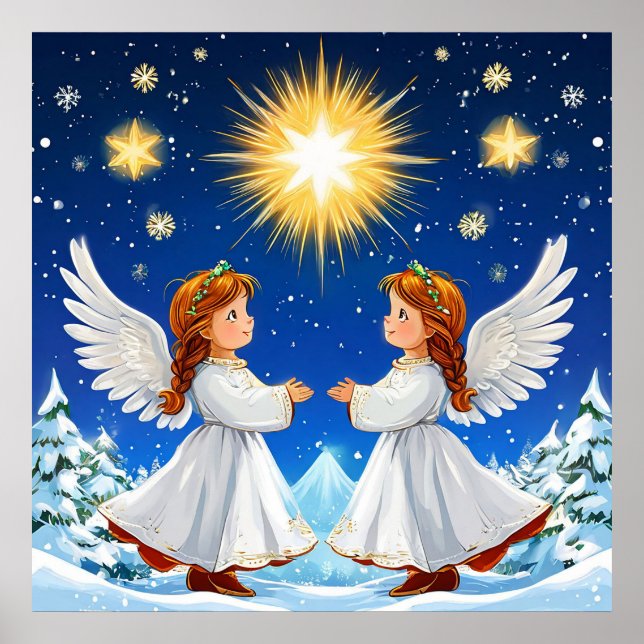 Valentine Angel Wall Decor For Romantic Bedroom (Front)