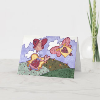 Valentine Angels - Greeting Card