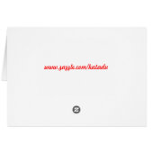 Valentine/Anniversary Card (Back Horizontal)