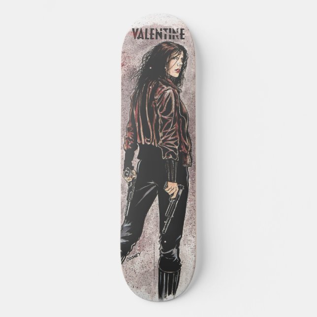 Valentine Assassin Skateboard Deck (Front)