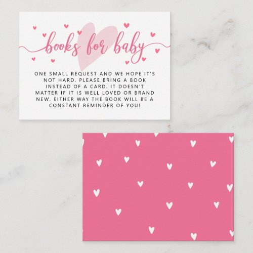 Valentine Baby Shower Book Request