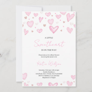 Valentine Baby Shower Invitation