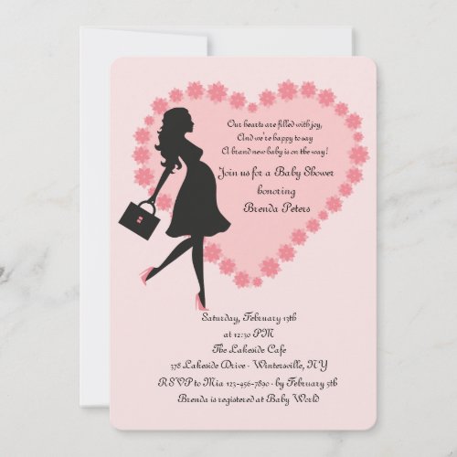 Valentine Baby Shower Invitation