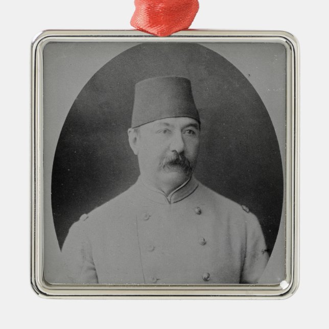 Valentine Baker Metal Ornament (Front)