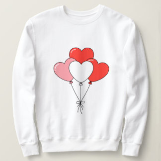 valentine balloon heart t shirt design